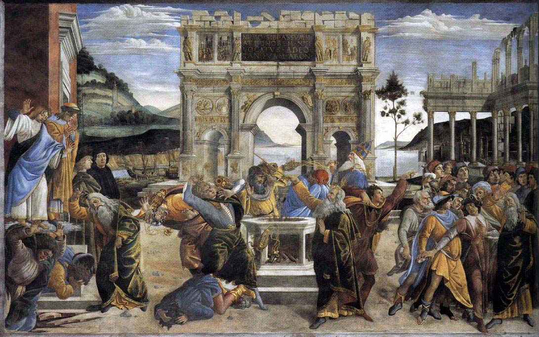 The Punishment of Korah and the Stoning of Moses and Aaron